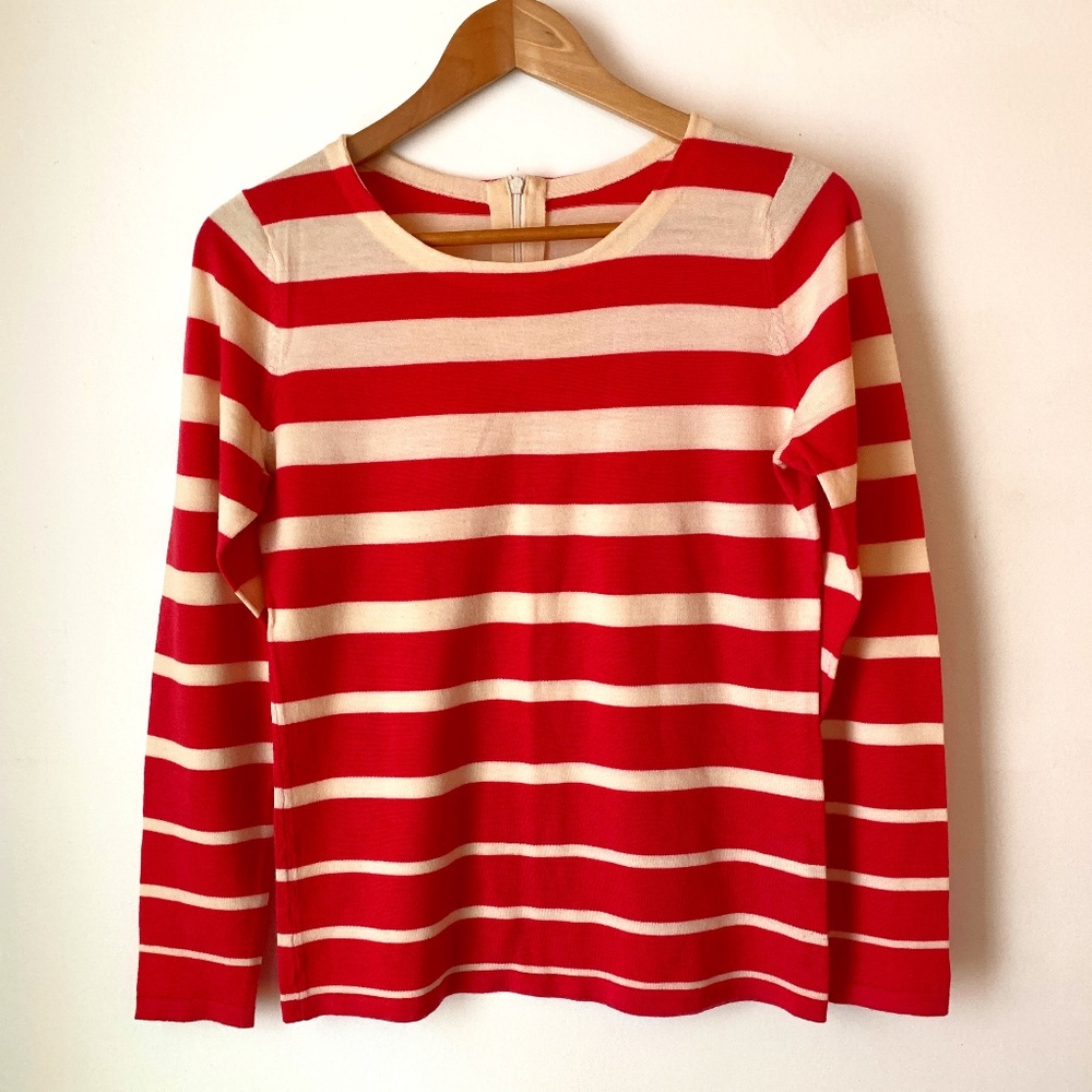 Boden pink merino sweater